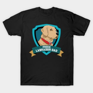 Proud Labrador Dad T-Shirt